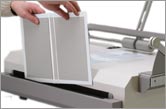 Electric edge folder unit